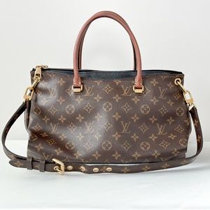 Satchel Louis Vuitton Brown in Cotton - 31948365